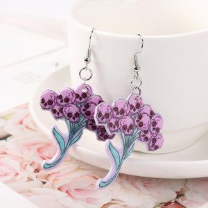 Bouquet of Skulls Earrings